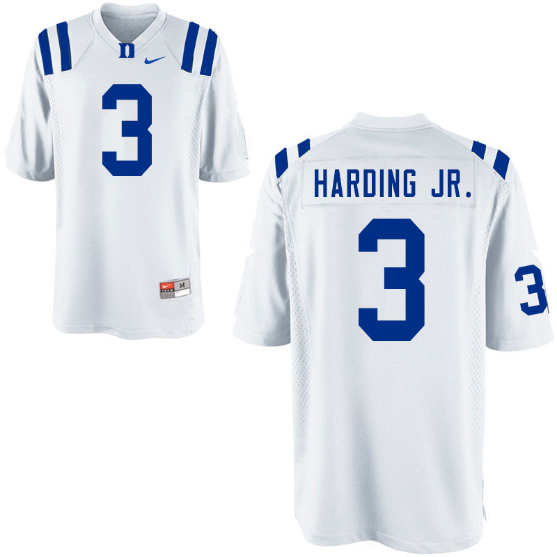 Duke Blue Devils #3 Darrell Harding Jr. College Football Jerseys Sale-White